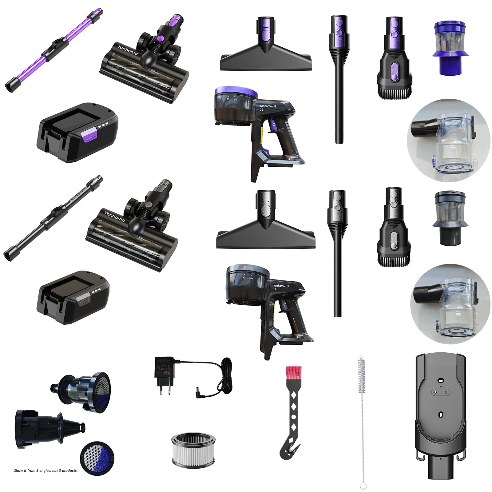 Yanhama H3 Accessoires Pour Aspirateur (Pas Neuf)