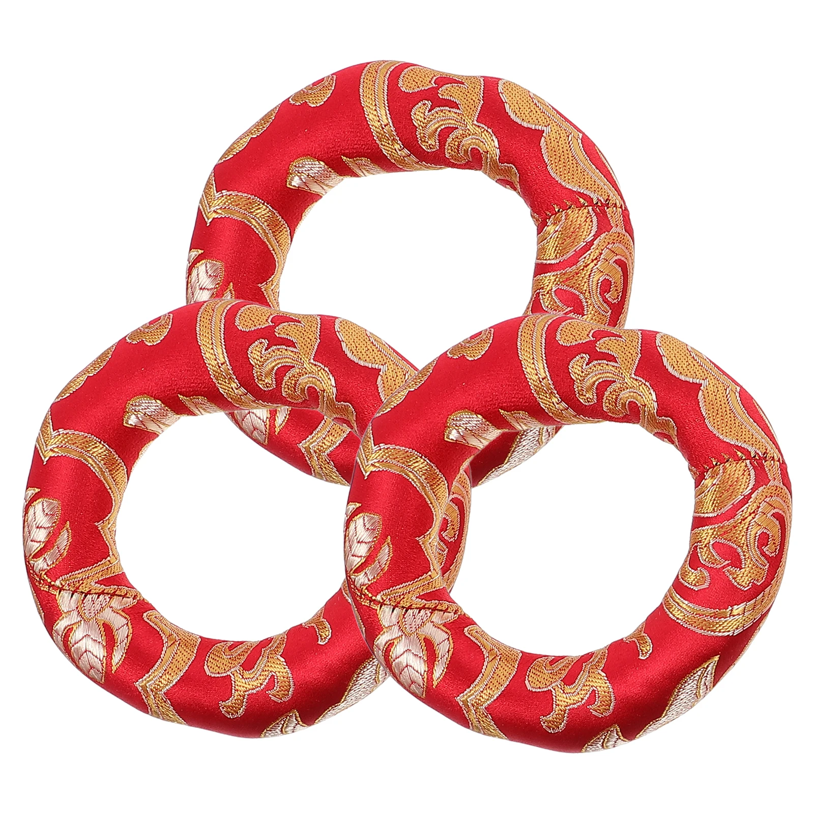 

3pcs Singing Cushion Pad for Buddha Sound High Grade Cotton Meditation Sound Bowl Ring Tibetan Bowls Cloth Cushion Bowl Pad