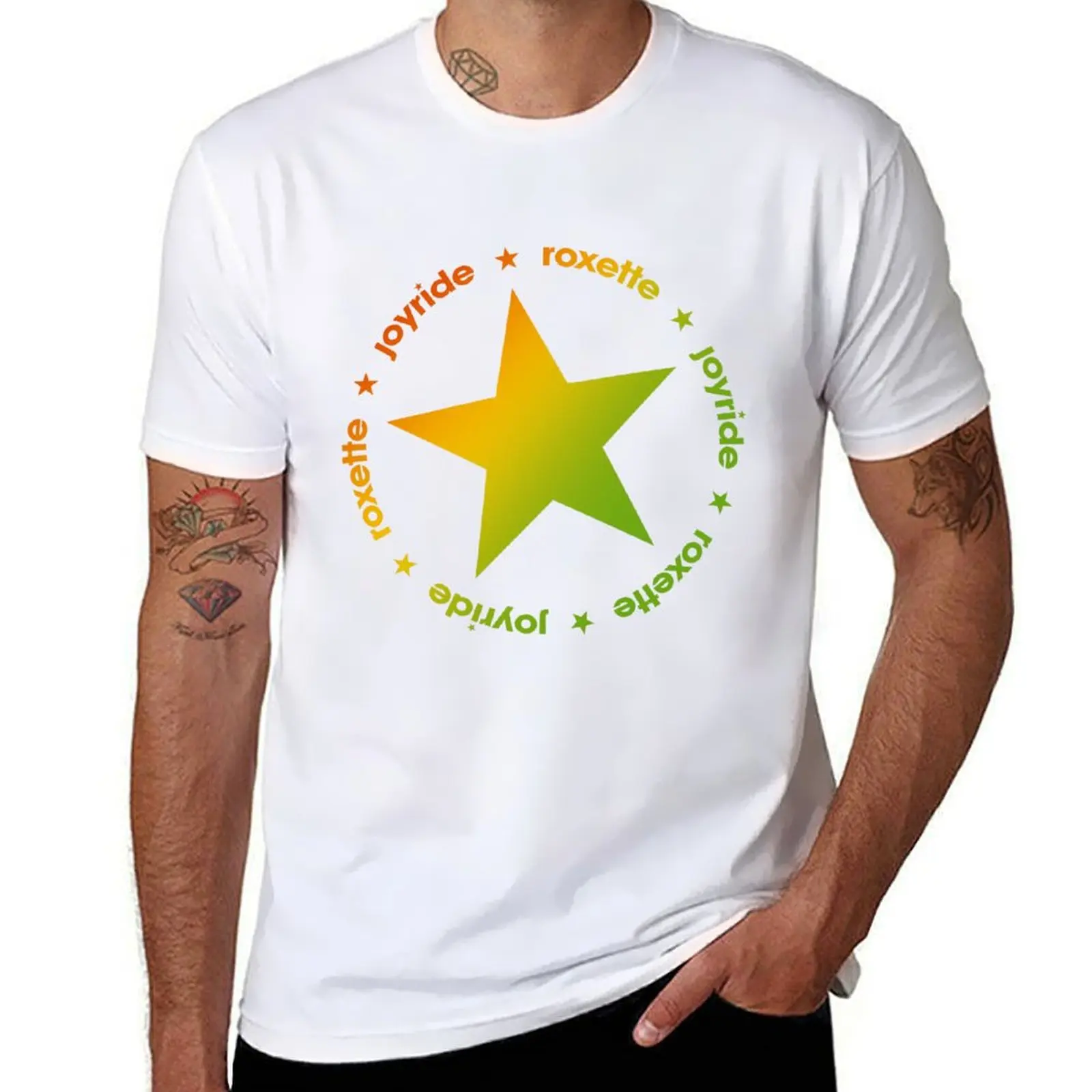 

Roxette Joyride star logo - ORIGINAL SELLER T-Shirt t shirt man cotton anime t shirts for man T-Shirt