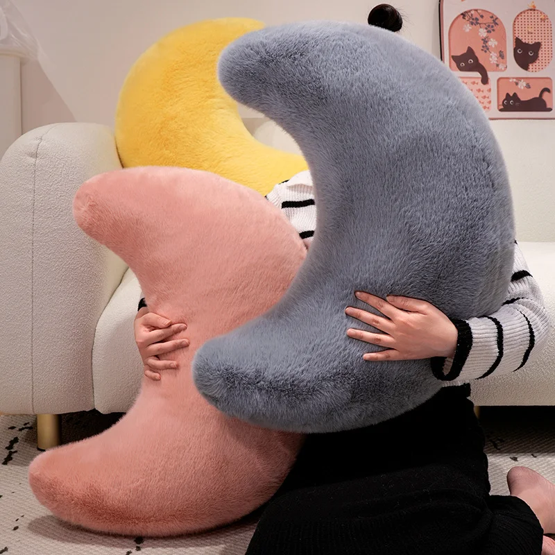 

Мягкие подушки в форме луны, плюшевые напольные подушки для дома, спальни, на мусульманский праздник Ид аль-Фитр