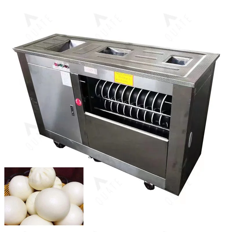 High Efficiency Commercial Steamed Bun Machine/Automatic Round Dough Balls Making Machine 70 pcs/Min 3kw