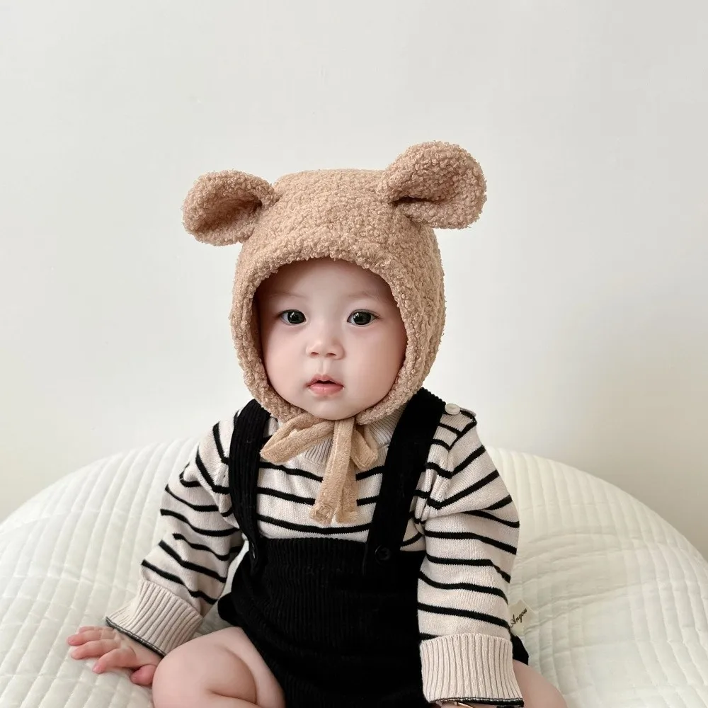 

New Cartoon Ears Winter Hat Lamb Fleece Ear Protection Bonnet Beanie Hat Windproof Warm Earflap Cap