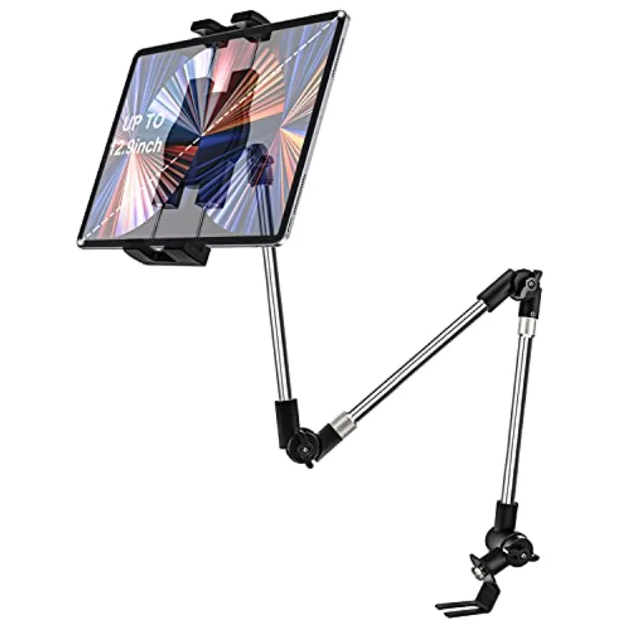 

Car/Truck Seat Rail Tablet Mount 35" Heavy Duty Car Floor Bolt Tablet Holder Vehicle Front Seats Stand for iPad Pro Air Mini iP