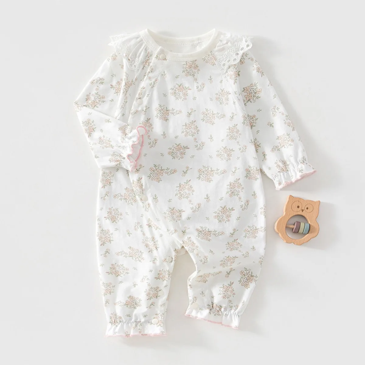 New Arrival Baby Girl Summer Breathable Romper 0-18M Kid Pure Cotton Lightweight Cool One-piece Infant Princess Stylish Onesie