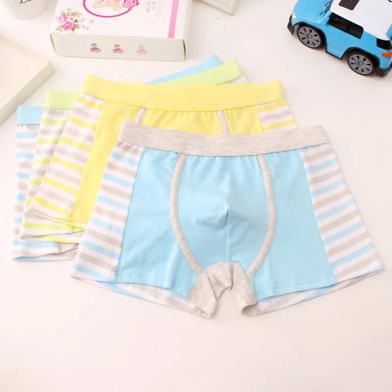 High Quality Boys' Underwear Cotton Flat Angle Boys' Boxer Shorts Children's Underwear During Student Development