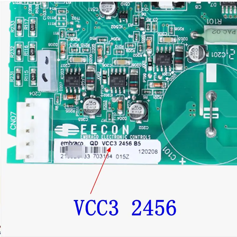 good working for Embraco refrigerator pc board VCC3 2456 Computer board parts