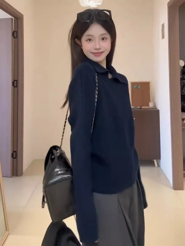 Pull tricoté Chic pour femme, Long, Sve, coupe cintrée, couche de Base, tricot doux, Design torsadé, décontracté, hiver