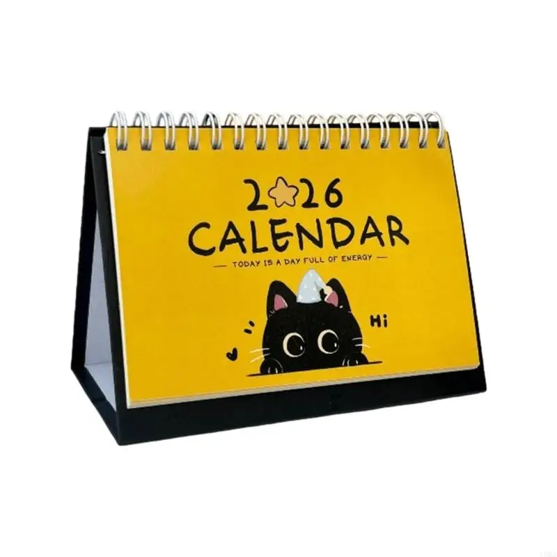 

CORA 2026 Monthly Desktop Desk Calendar Daily Schedule Planner Home Office Decors