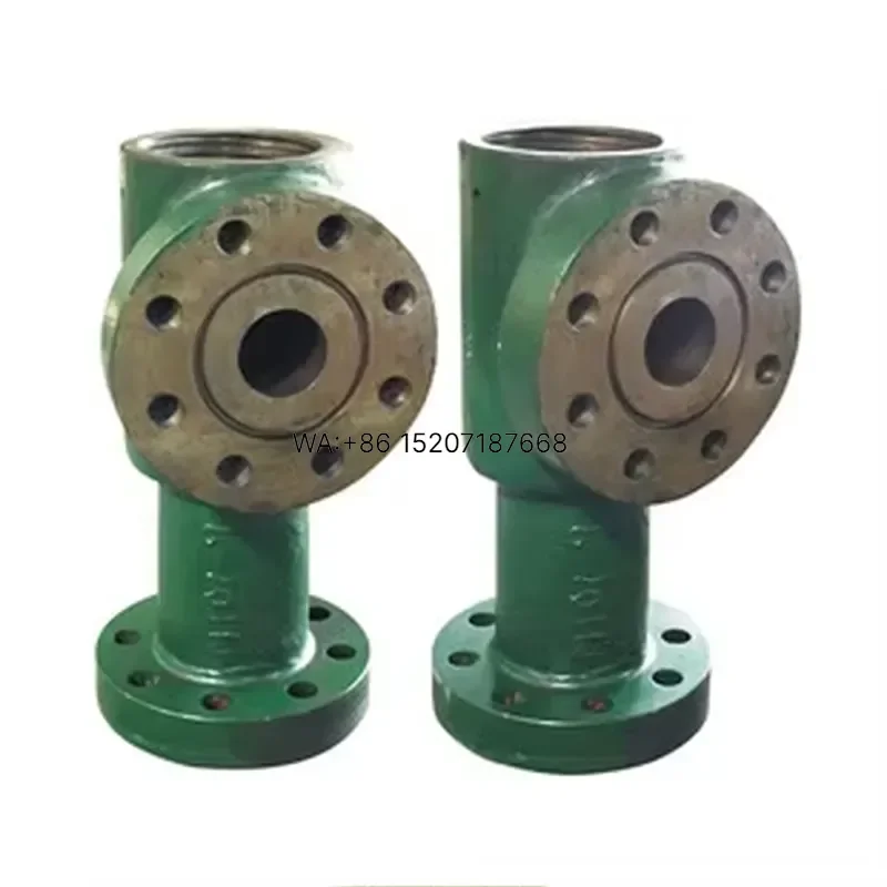Wmwmnu Forged Stainless Steel Cross and High Pressure Elbow API Standard Mud Pump Spare Parts for F800 F1000 Oilfield