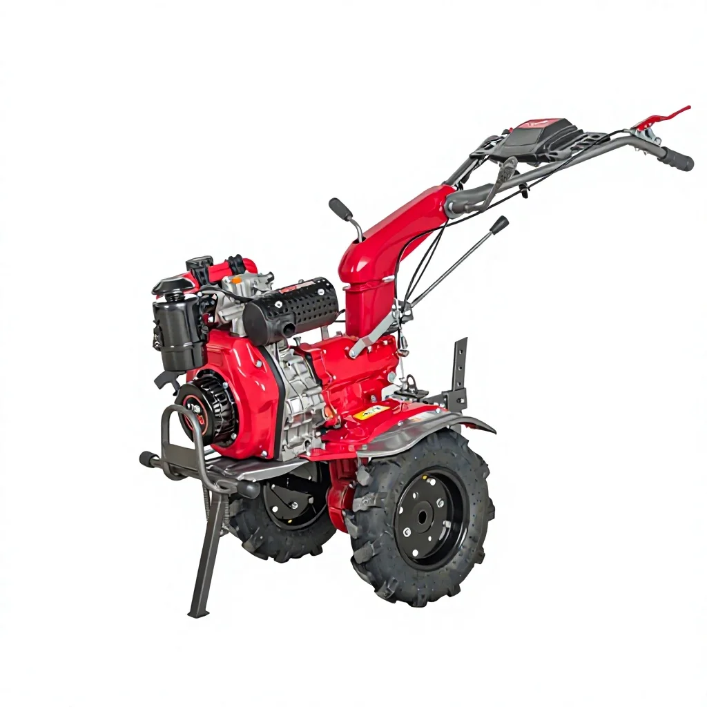 BISON(CHINA) Zhejiang Wholesale Price Garden Handheld 5hp Tine Cultivator Machine Diesel Engine Farm Use