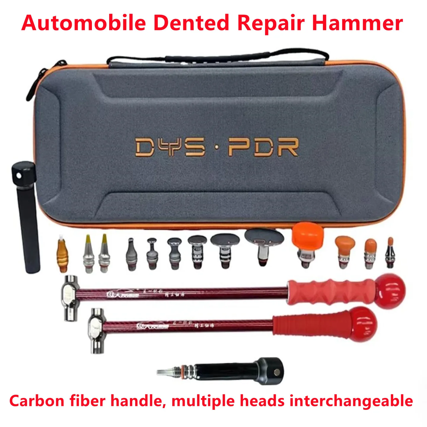 Automobile Dent Repair Tool - M8 Threaded Hammer for Leveling and Smoothing - Pen Set for Invisible Sheet Metal Repair Kit
