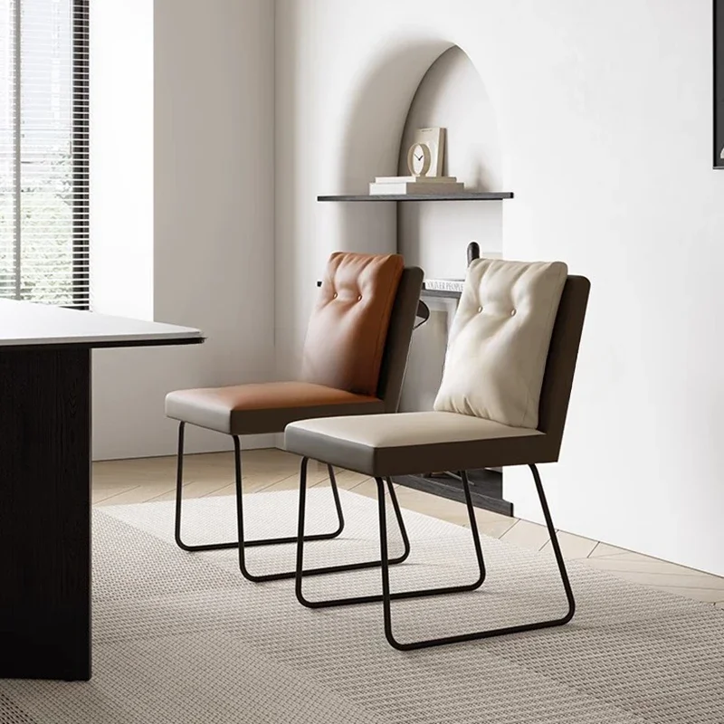 Minimalism Advanced Dining Chair Nordic Cream Style Luxury Restaurant Dining Chair Designer Bedroom Home Furniture Sillas FYDC
