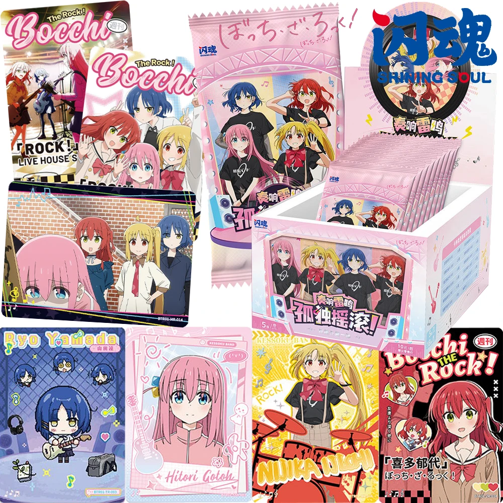 original-shining-soul-bocchi-the-rock-collection-cards-music-girl-anime-cute-magazine-poster-style-special-theme-cards-fun-gifts