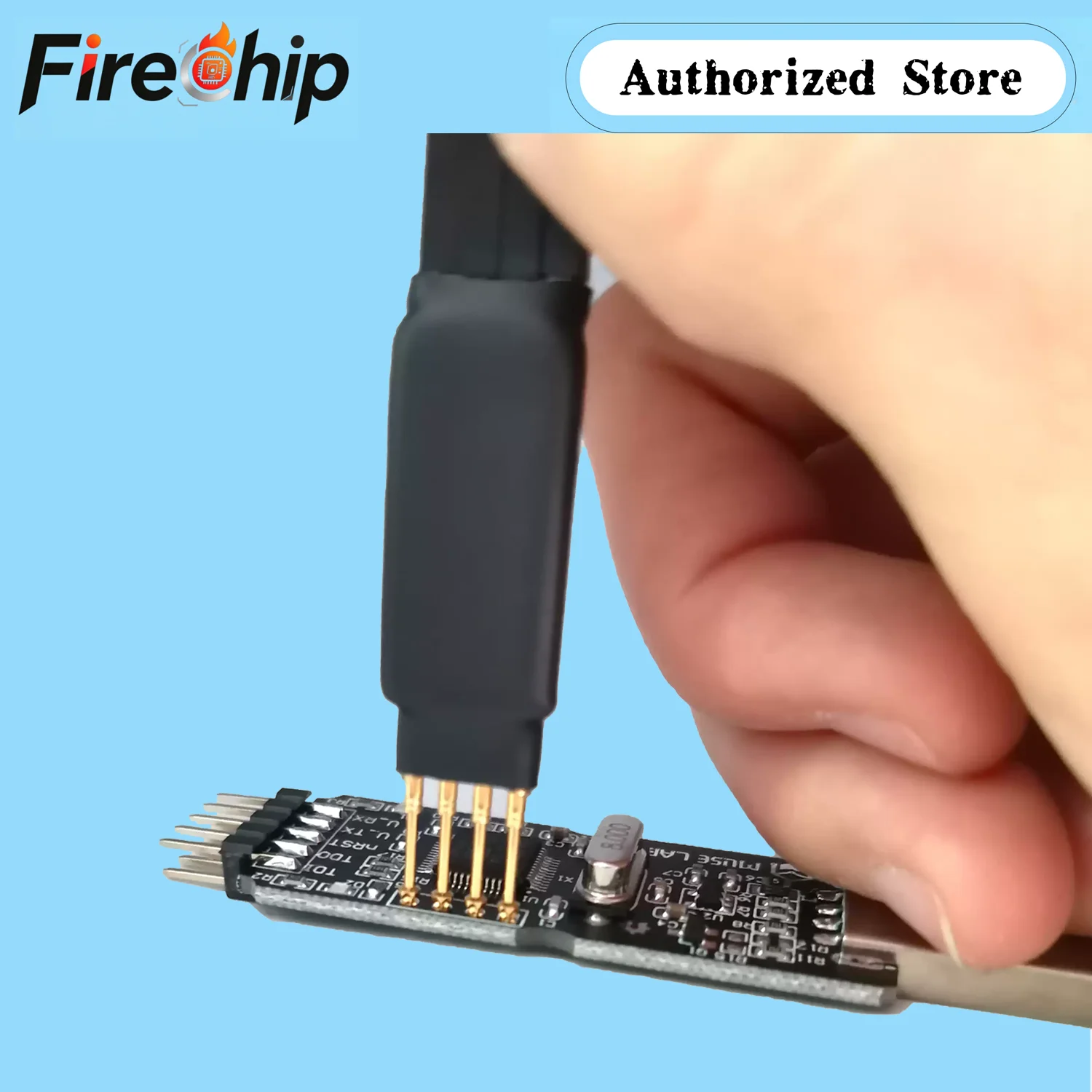 FireChip 2.54mm Probe Thimble Probe Tool Programming Download Burning Hand Pressed PCB Test Inspection Fixture Tool 4-8PinNew