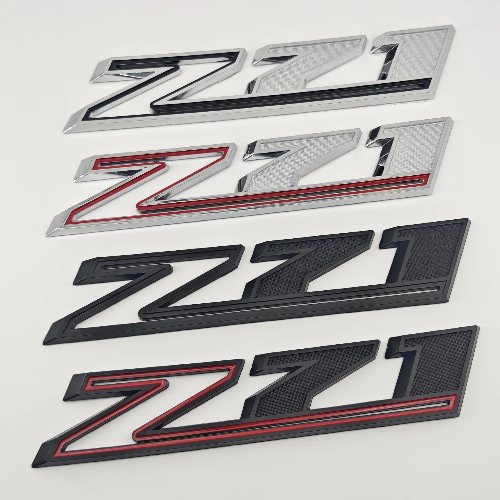 3d ABS Chorme logotipo negro Z71 emblema insignia de coche para Chevrolet Tahoe Colorado Cheyenne Chevy Silverado Z71 accesorios adhesivos