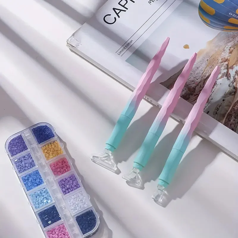 Gradient Diamond Painting Pen Set with 6 Pen Tips, DIY Art Craft Accessories, Christmas Gift for Painting Lovers - view 6