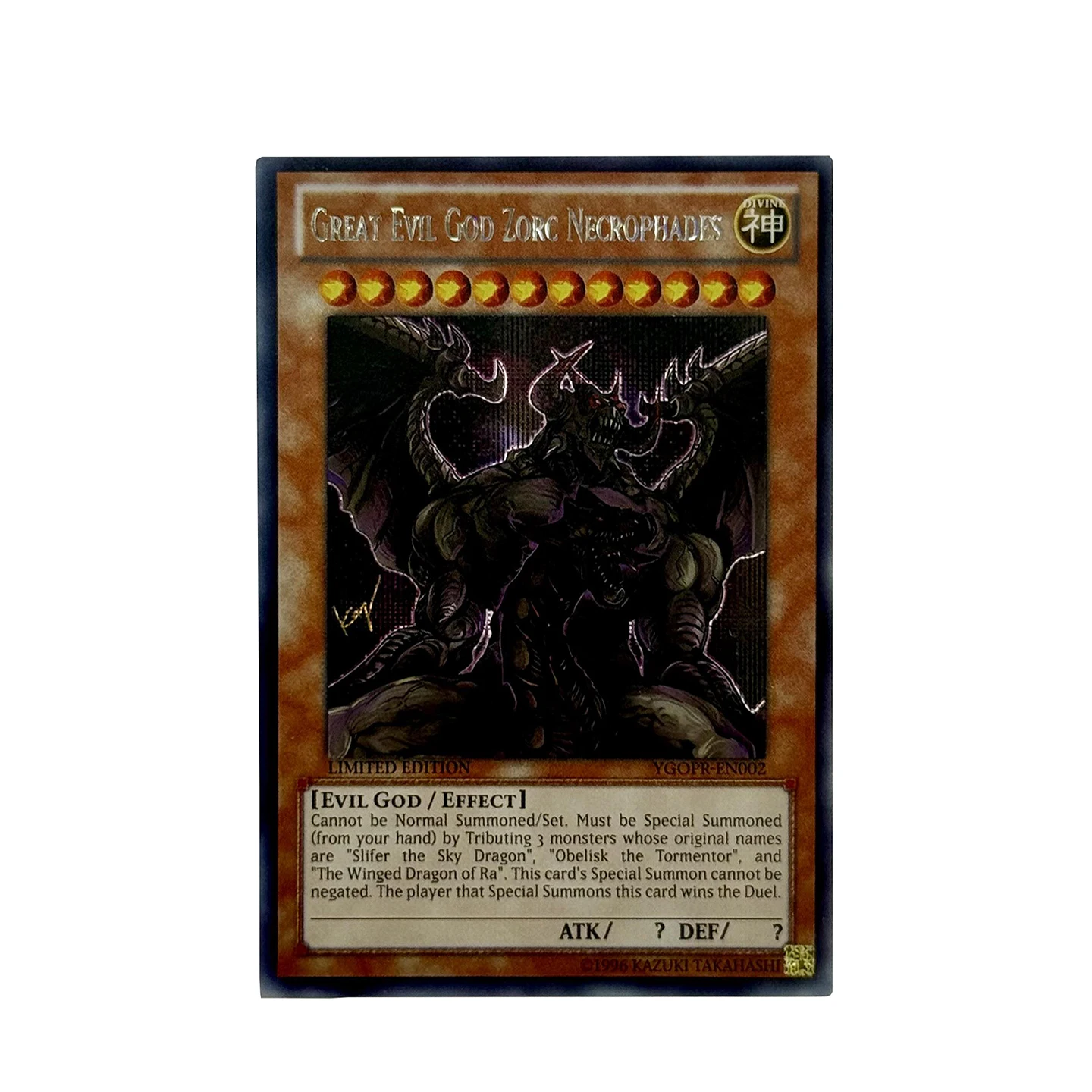 Yu-Gi-Oh! Collection DIY Proxy Cards Egyptian God Zoku Nekurofuadesu Obelisk Magician Girls Waifu Not Original TCG Xmas Gifts