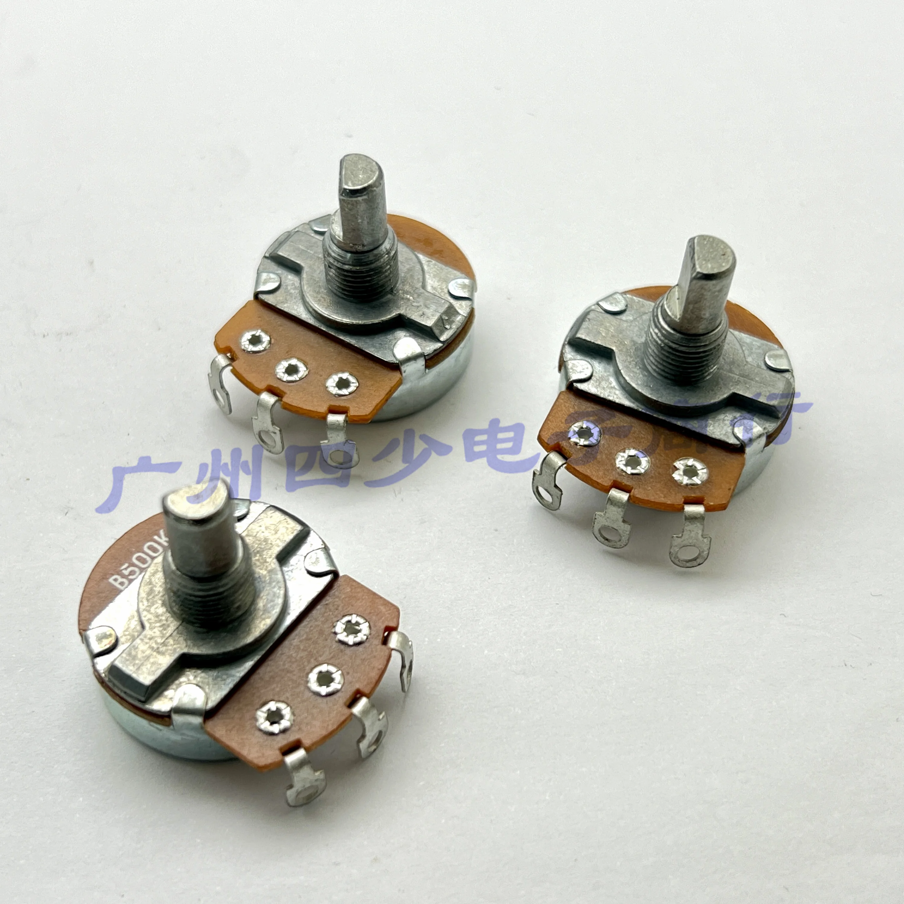 2 pieces of high-quality dedicated guitar potentiometer B500K B250K B5K with a handle length of 15mm