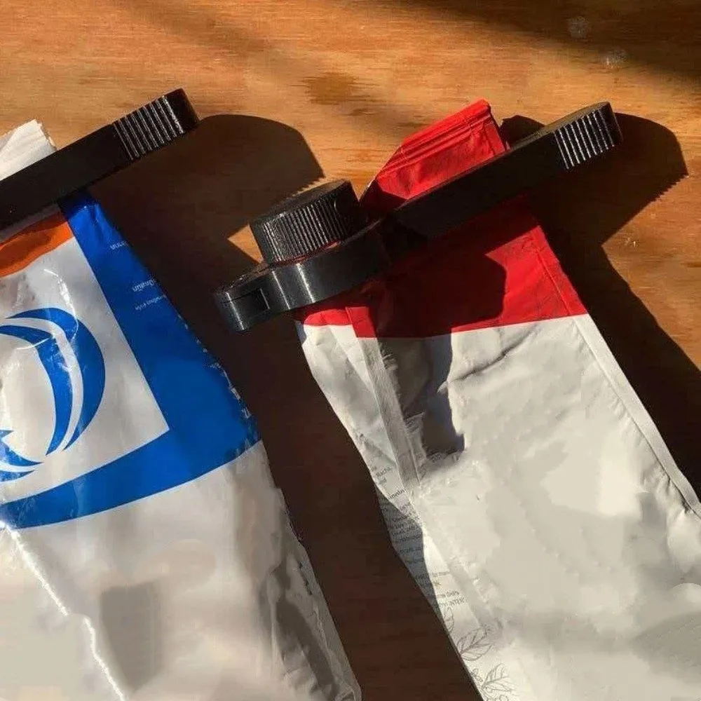 3D Printed Coffee Bag Sealing Clip Moisture Proof Long-lasting Food Storage Sealing Clip Airtight Plastic