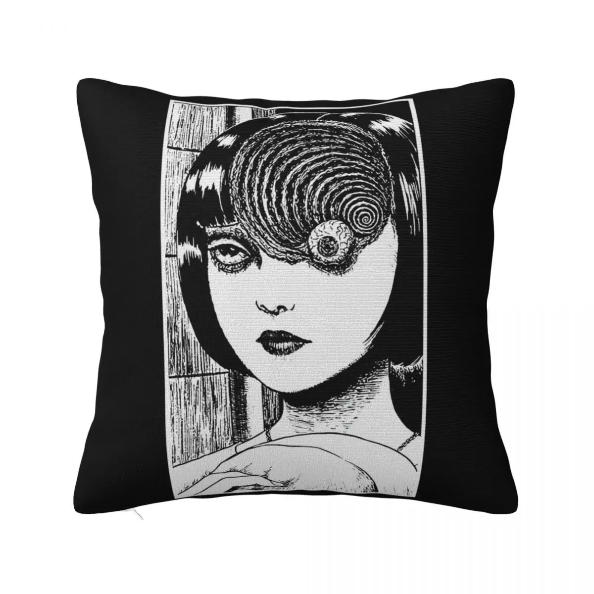 Uzumaki Junji Ito Japanese Horror Manga Men Women Creative Customiz Hot Sell Streetwear Punk Pillow Case