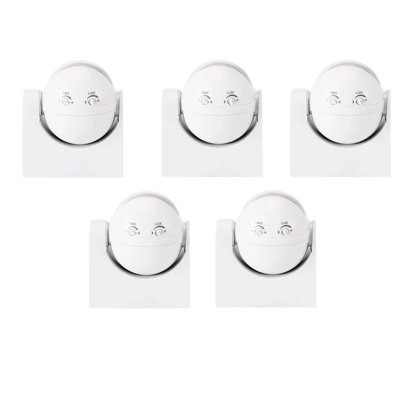 

ABGI-5X 110V-240V Outdoor Ip44 180 Degree 50/60Hz Security Pir Motion Movement Sensor Detector Switch Infrared