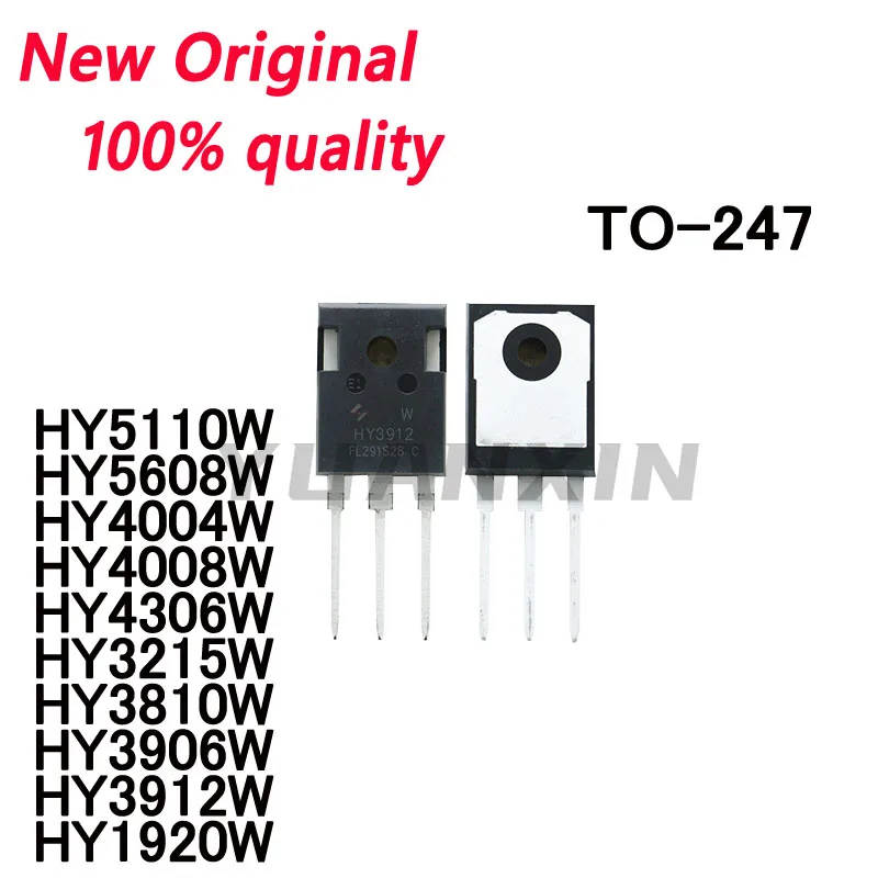 5/PCS New Original HY5110W HY5608W HY4004W HY4008W HY4306W HY3215W HY3810W HY3906W HY3912W HY1920W TO-247 MOS tube In Stock