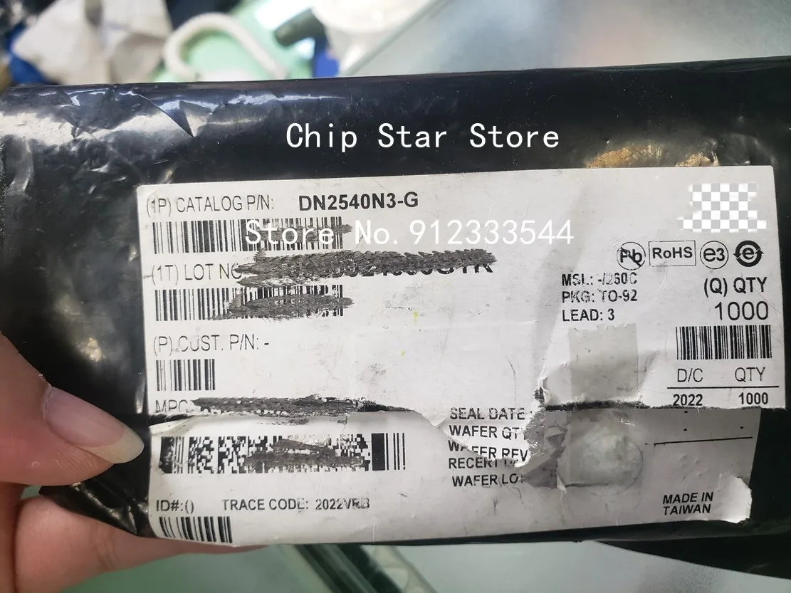 1-50 قطعة DN2540N3-G DN2540N3 DN2540 TO-92-3 الطاقة MOSFET N قناة 100% جديدة ومبتكرة #2