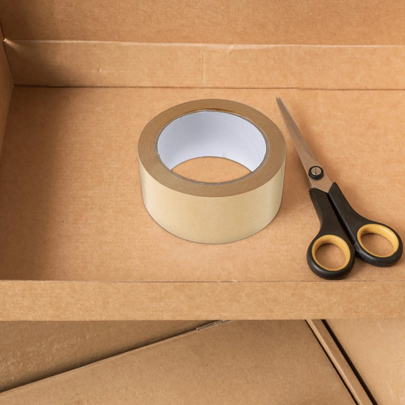 

45Mmx25M Water-Free Kraft Sealing Tape Tearable Strong Adhesive For Packaging Carton Box Sealing Reinforcing Waterproof Oil