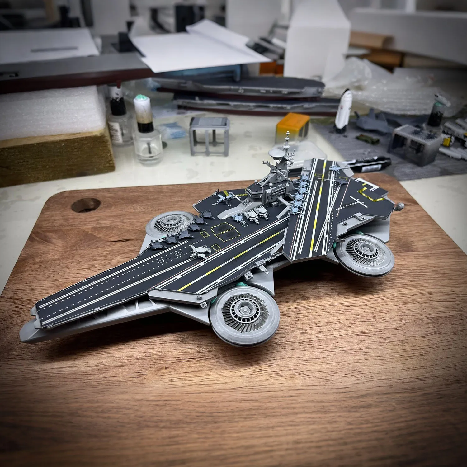 

1/2000 Sky-class Aircraft Carrier Model 3D Printed Resin Handmade Ships Static Model Ship Toy Ornament Warship Model