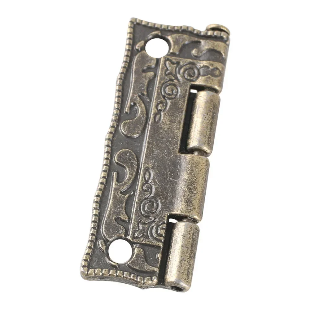 Door Hinges Hinges Antique Printing Bronze Easy To Install Retro Design With Screws Zinc Alloy Office Beautiful