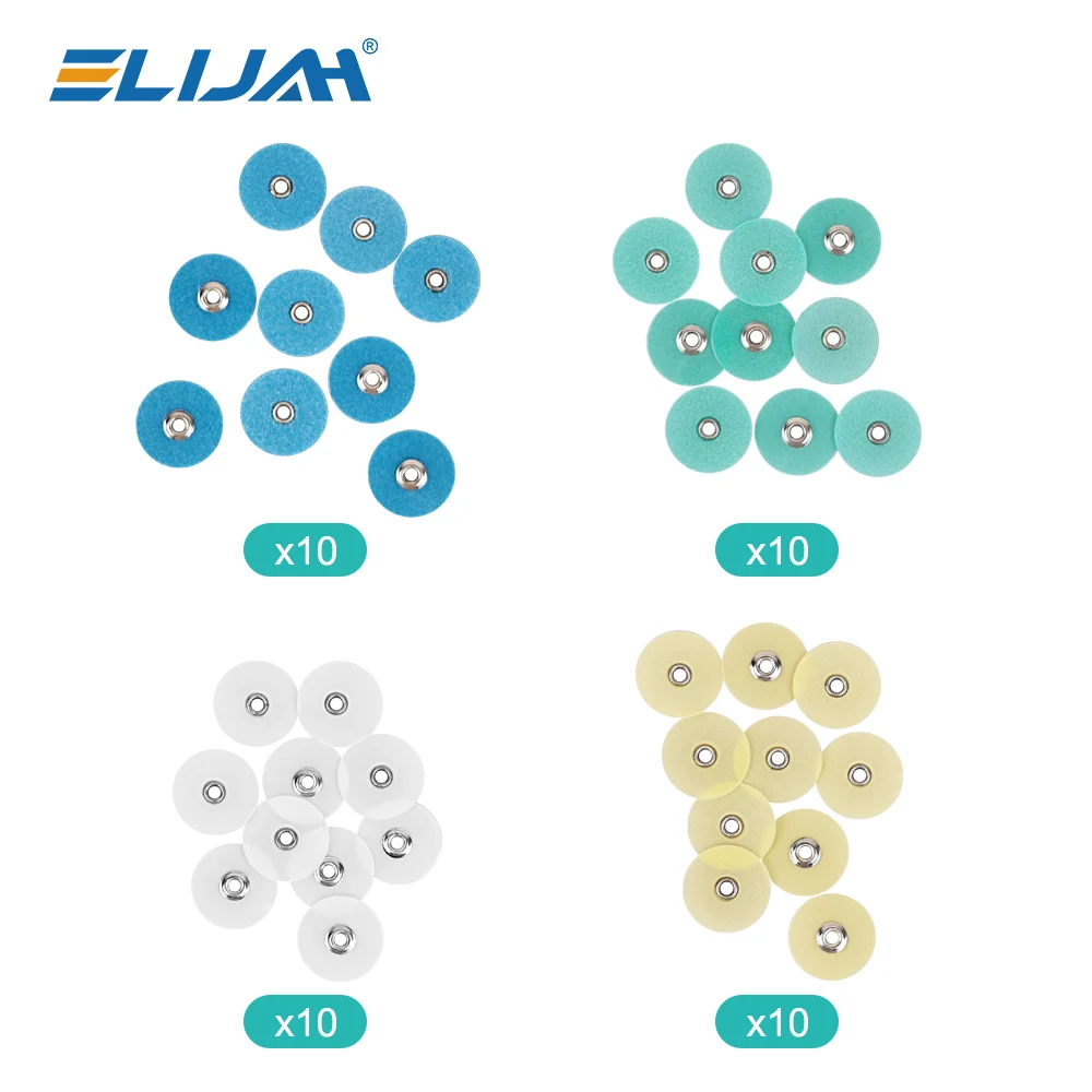 40 pz/scatola Dentale Composito Lucidatura Disco Riduzione Gross Contouring Mandrino Strisce per Ceramica e Vetro Ionomer Ripristini