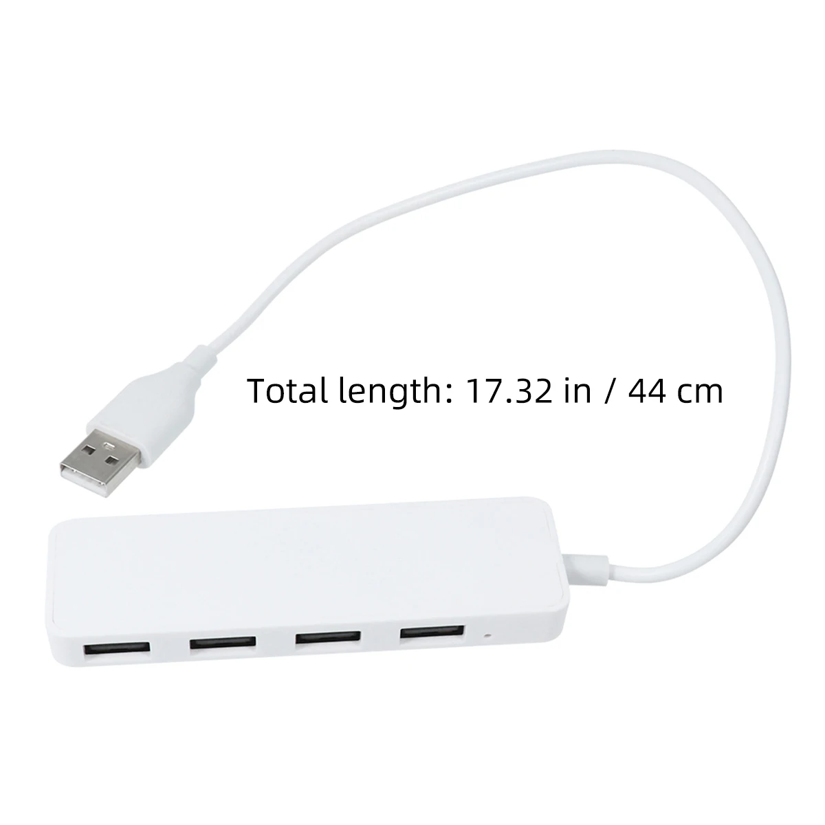 

Usb 2.0 4 Port Hub Converter Multi Interface Hub Extension Splitter For Laptop Desktop Otg Plug Play White