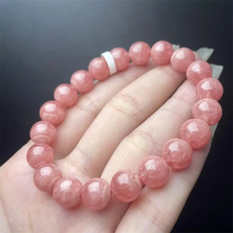 

10MM Natural Red Lace Agate Bead Bracelet Charms Fashion Personalized For Men Women Lucky Gemstone Jewelry Lovers Gift 1pcs