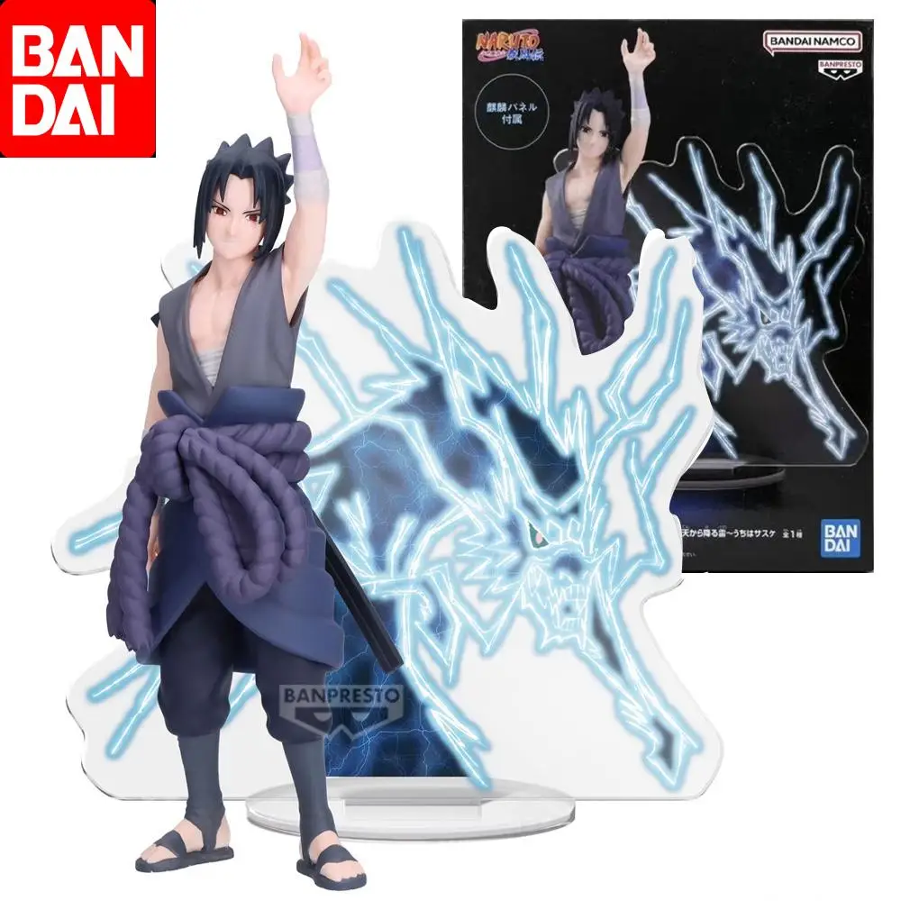 

Bandai оригинальная НАРУТО-ПАНЕЛЬ SPECTACLE Uchiha Sasuke аниме фигурка игрушки для мальчиков и девочек дети подарки на день рождения модель