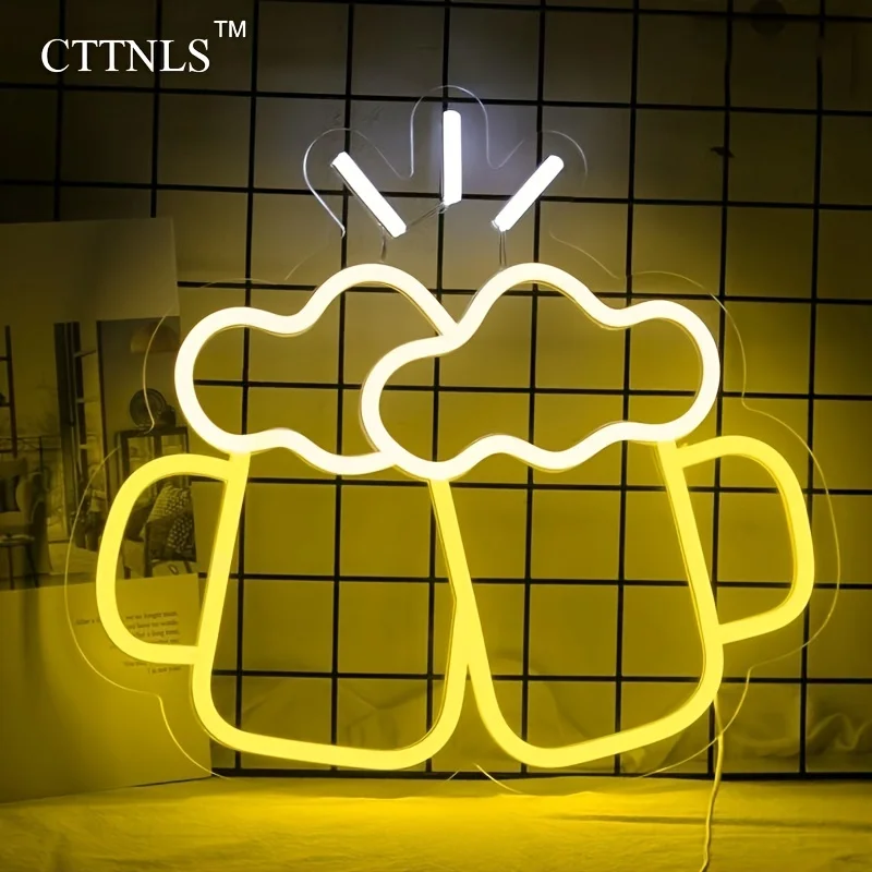 

Customizable LED Neon Custom Humorous Text USB Powered Bedroom Bar Party Aisle Wall Decoration Man Hole Gift Multi Font Lighting