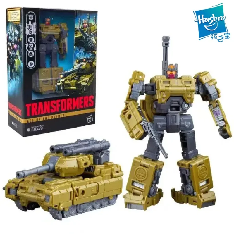 【Hot Sales】Original Hasbro Transformer Toy AGE OF THE PRIMES COMBATICON BRAWL Voyager Class Action Figure Collection
