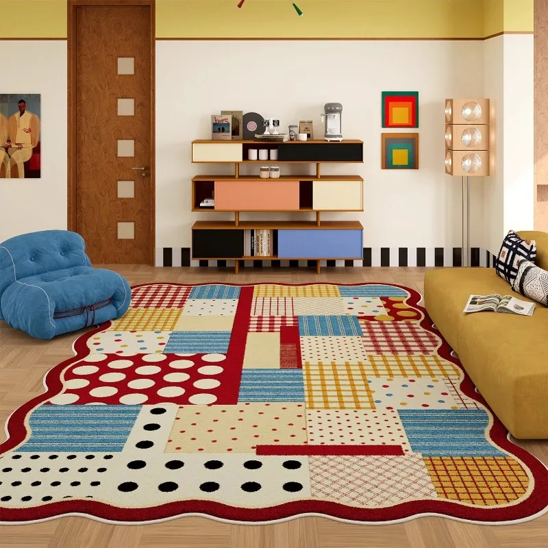 Abstract Dopamine Living Room Carpet Cartoon Creative High-End Bedroom Rug Home Decor Sofa Coffee Table Floor Mat Alfombra Tapis