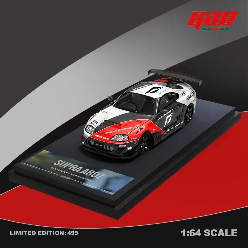 Disponibile GDO 1:64 Supra A80Z NFS Racing Diecast Diorama collezione di modelli di auto giocattoli In miniatura