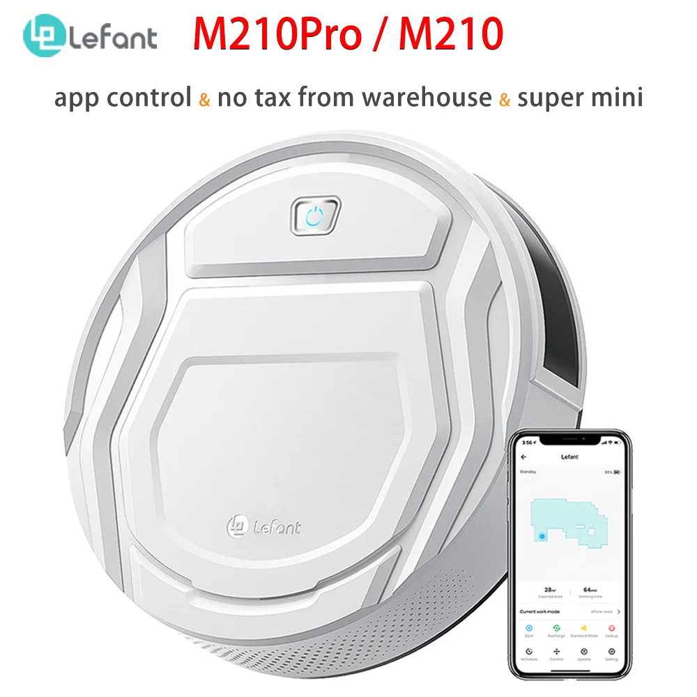 

Lefant M210 M210Pro Robot Vacuum Cleaner Strong Suction Alexa Google App Control Sweep Mop Long Working Time 4 Cleaning Modes