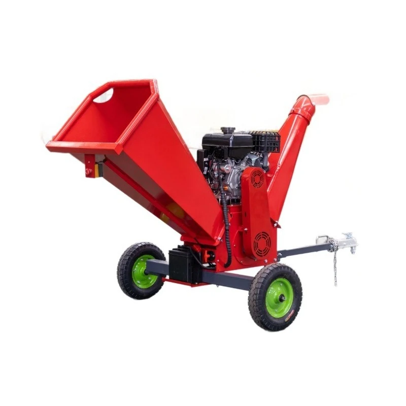 

Grape vine crusher, straw forage feed crusher, movable wheeled branch crusher