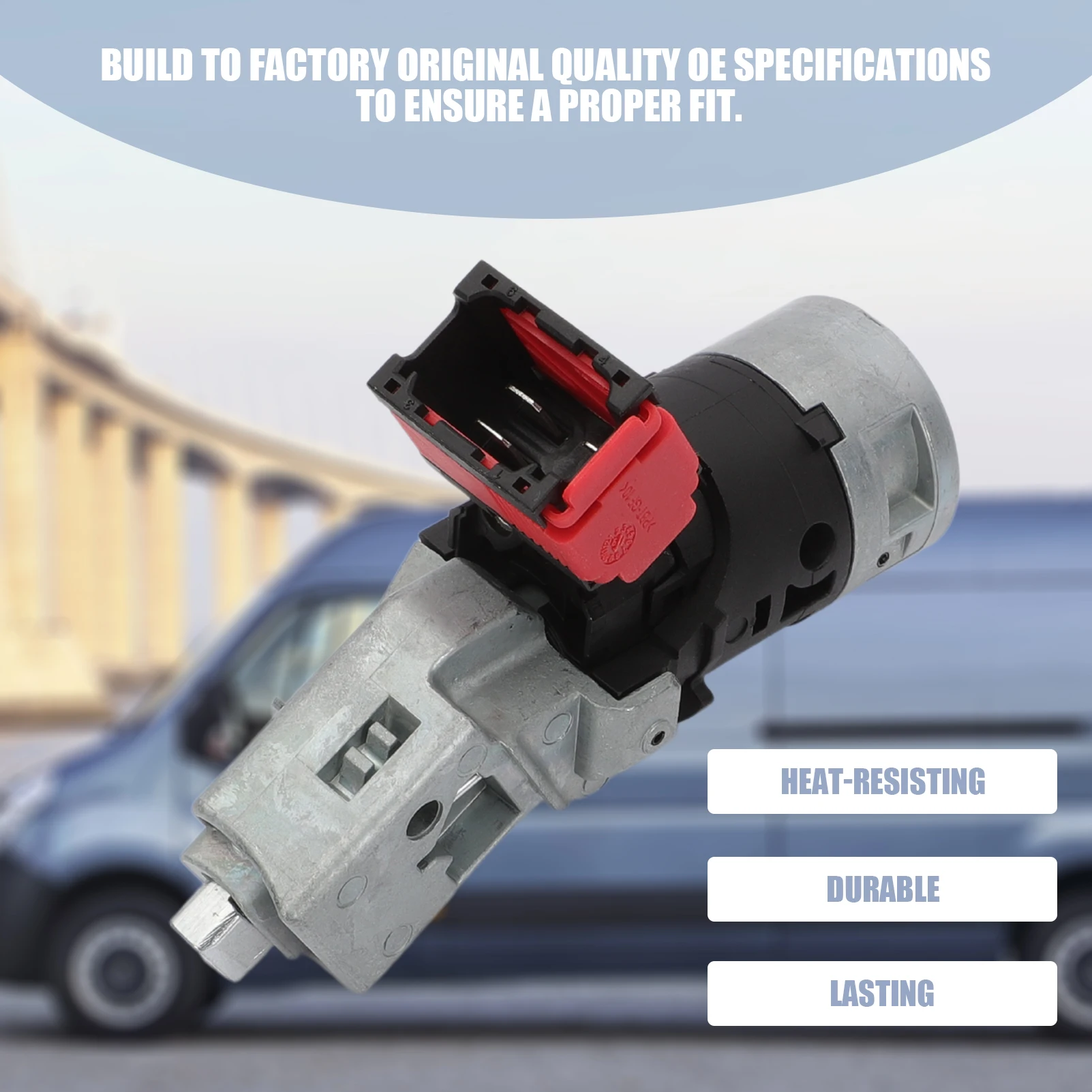 

Car Ignition Lock Barrel Starter Switch&Key 8200214168 for Renault Master Mk3 Nissan NV400 Vauxhall Fiat 2005-2012 7701208408