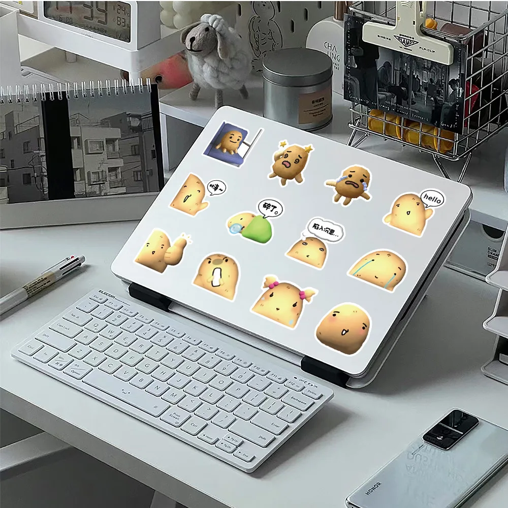 

10/60PCS Potato Meme Graffiti Stickers Exquisite Fashion DIY Toys Secret for Bottle Scrapbook Travel Bag Aesthetic Decals