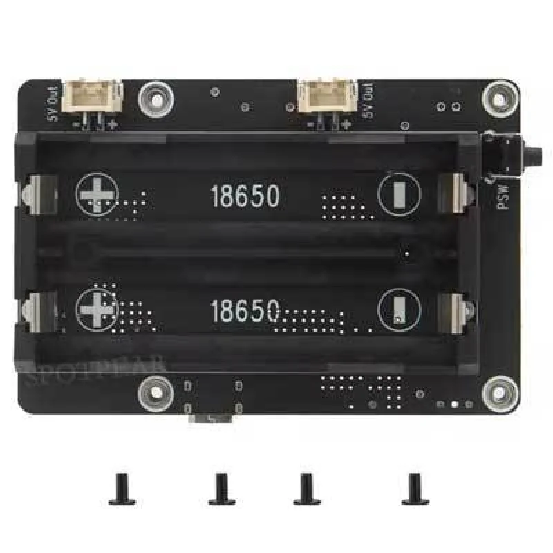 X1200 Raspberry Pi5 UPS لوحة توسيع إدارة الطاقة 18650 وحدة إمداد الطاقة غير المنقطعة