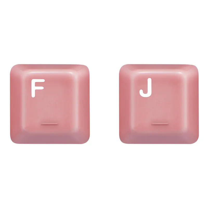 

Pink Ceramic Keycap 2pcs FJ Custom Keycaps Cherry Profile Keycaps for Mechanical Keyboard Caps Key Caps PC Gamer Collect Gifts