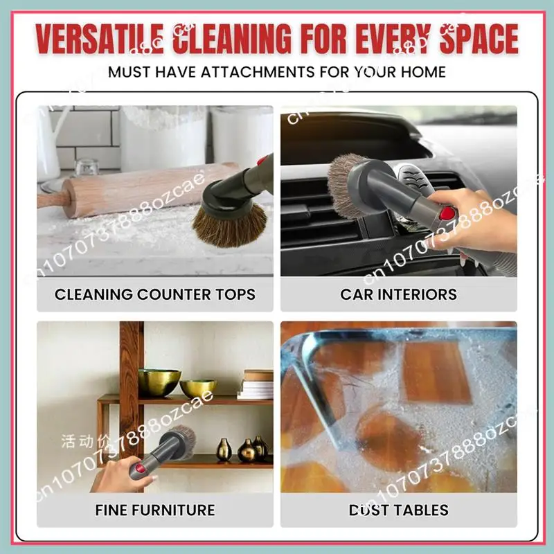 A26P For Dyson V8 Attachments For Dyson Horsehair Vacuum Brush For Blinds, Furniture, & Delicate Surfaces