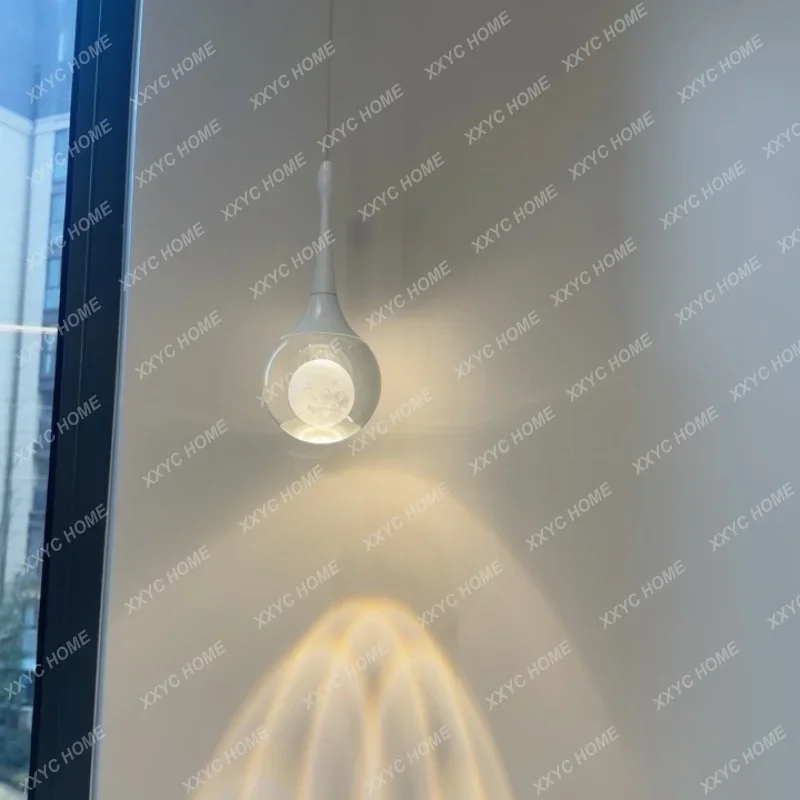 Moderne glazen hanglampen minimalistische LED slaapkamer hoofdeinde hanglampen bar woonkamer decoratie verlichtingsarmaturen