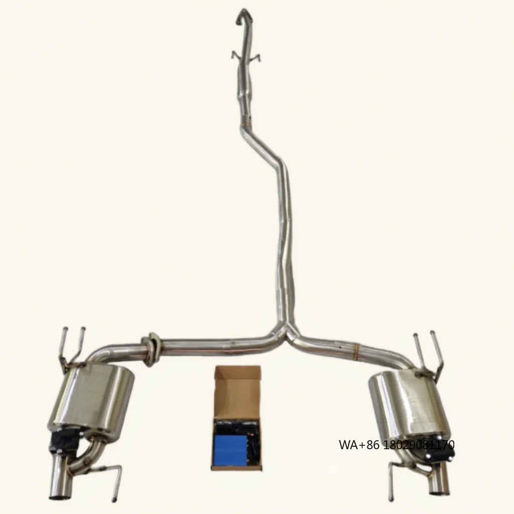 

OEM 304 Stainless Steel Valved Muffler Exhaust System for SPIRIOR 2.4 Catback Exhaust Pipes