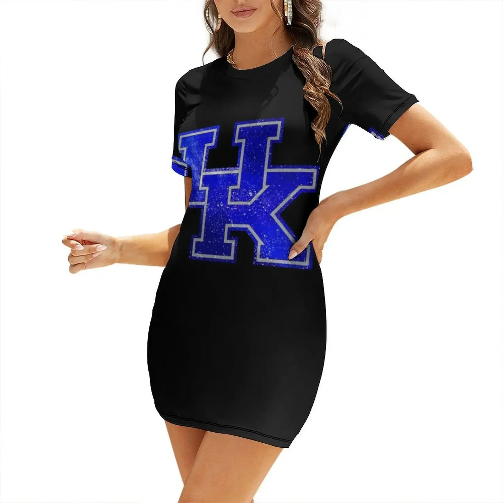 

Galaxy University of Kentucky Short-Sleeved Dress summer dresses for women 2026 dress for women Woman dresses