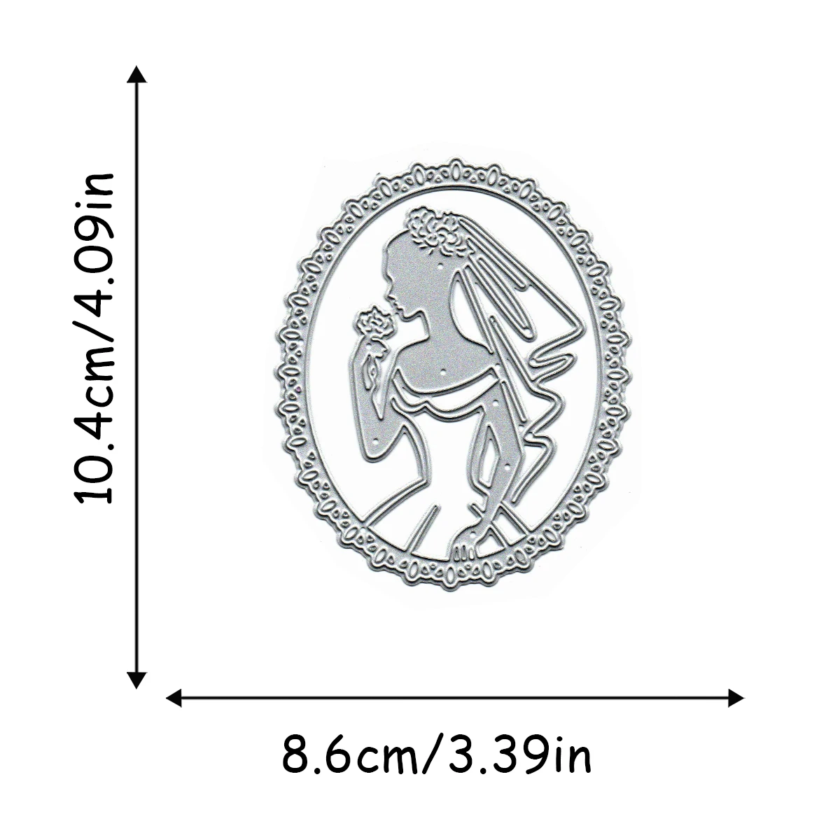Matrices de découpe en métal pour robe de mariée femme, carte de voeux, scrapbooking, album, gaufrage, artisanat, matrices, nouveautés, 2024