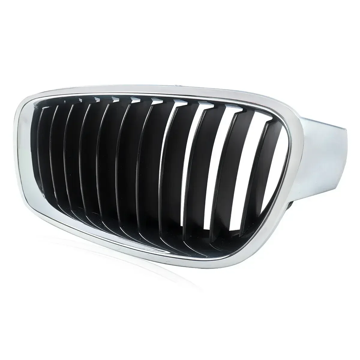 Chrome Black Front Kidney Grille For BMW 3-Series F30 F31 F35 2012-18 Left or Right Side